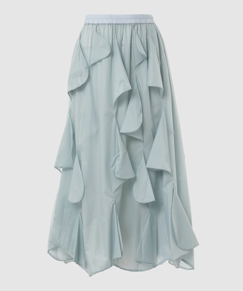 ANREALAGE（アンリアレイジ）の「WIND FAN BUMP SKIRT（スカート・レディース・ブルー系その他/ベージュ系その他/ブラック・40/38/36）」の3枚目の写真