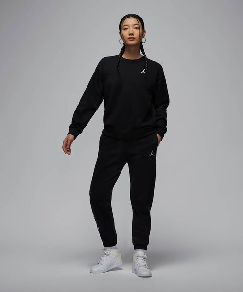 レア NIKE ジョーダンブランド スウェットシャツ でかロゴ刺繍 ゆるだぼ セール】ジョーダン ブルックリン フリース ウィメンズ フレンチ