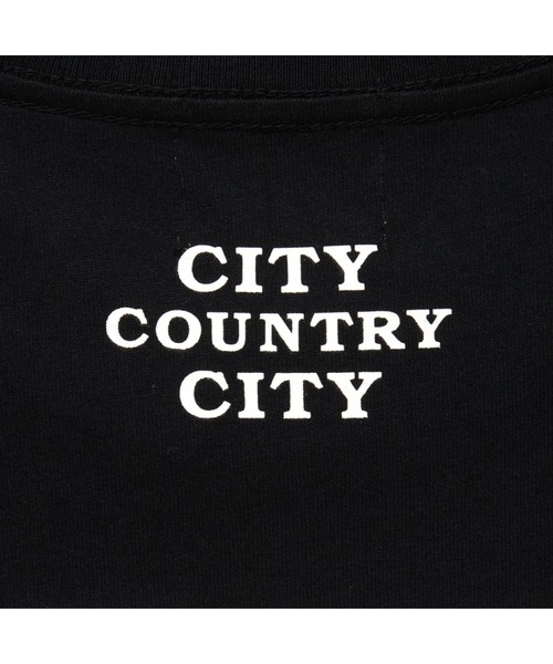 CITY COUNTRY CITY EMBROIDERED LOGO COTTON L/S T-SHIRT CCC