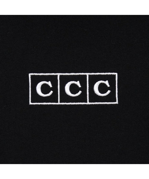 CITY COUNTRY CITY(シティーカントリーシティー)の「CITY COUNTRY CITY EMBROIDERED LOGO COTTON L/S T-SHIRT CCC-243T009(Tシャツ/カットソー・メンズ・ホワイト/ブラック・LARGE/MEDIUM/X-LARGE)」の7枚目の写真