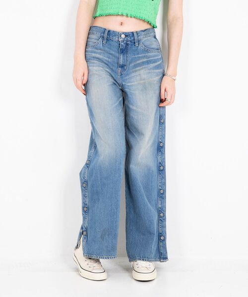 HYSTERIC GLAMOUR 0233AP09 UR加工 デニムパンツ WAP加工 バギーストレートデニムパンツ|HYSTERIC GLAMOUR MEN