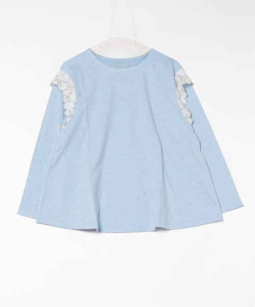 KID BLUE（キッドブルー）の「キッドブルー -ミモザレースインレイ -長袖トップス -KRBN516 -kidblue（その他トップス・レディース・サックスブルー/アイボリー・M/L）」の6枚目の写真