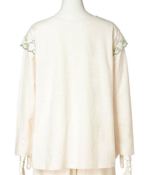 KID BLUE（キッドブルー）の「キッドブルー -ミモザレースインレイ -長袖トップス -KRBN516 -kidblue（その他トップス・レディース・サックスブルー/アイボリー・M/L）」の9枚目の写真