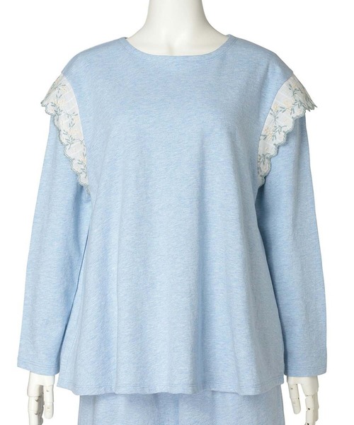 KID BLUE（キッドブルー）の「キッドブルー -ミモザレースインレイ -長袖トップス -KRBN516 -kidblue（その他トップス・レディース・サックスブルー/アイボリー・M/L）」の10枚目の写真