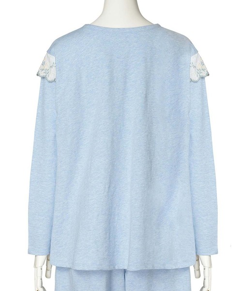 KID BLUE（キッドブルー）の「キッドブルー -ミモザレースインレイ -長袖トップス -KRBN516 -kidblue（その他トップス・レディース・サックスブルー/アイボリー・M/L）」の12枚目の写真