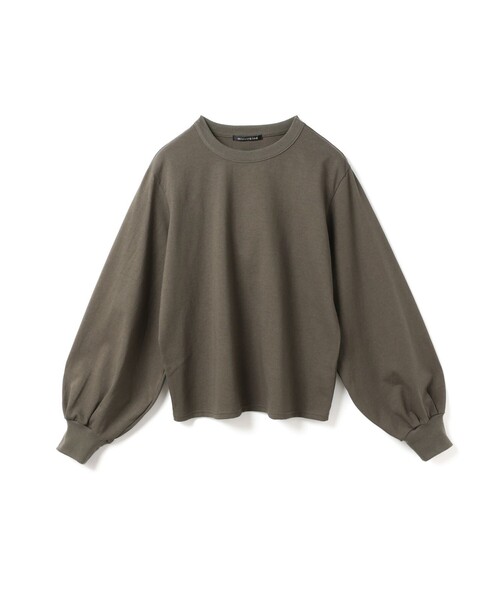 mizuiroind（ミズイロインド）の「mizuiro ind パフスリーブロングT（Tシャツ/カットソー・レディース・ホワイト/ライトグレー/ブルーグレー/アイボリー/ブラック/グレー/カーキ・FREE）」の7枚目の写真