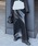 AmeriiAj́uLUSTER SYNTHETIC LEATHER SKIRTiXJ[gjvbubN