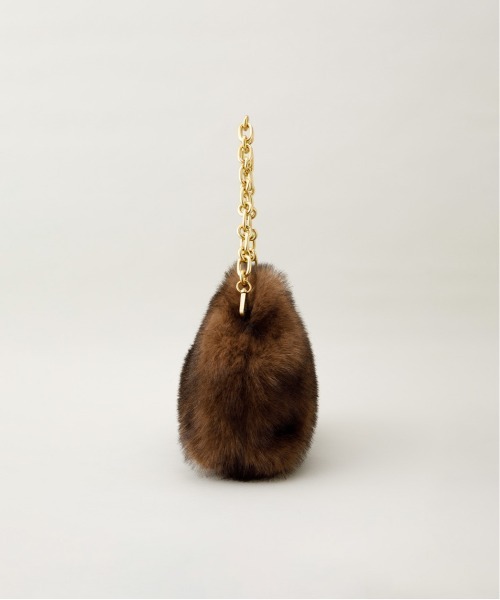 LE VERNIS（ル・ベルニ）の「LE VERNIS(ル・ベルニ)Renard big clutch（クラッチバッグ・レディース・ベージュ/ブラウン/チャコールグレー・FREE）」の8枚目の写真