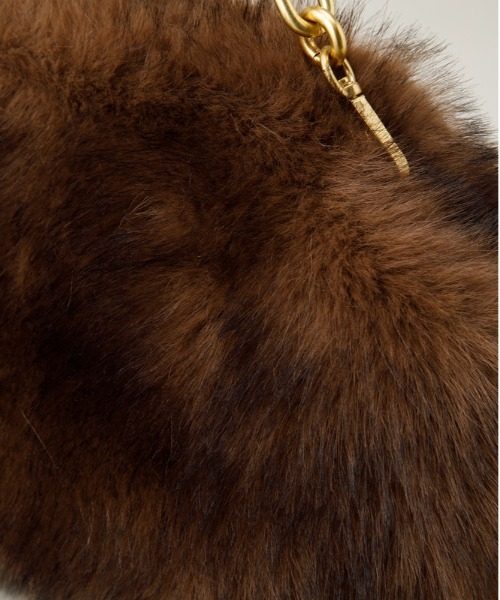 LE VERNIS（ル・ベルニ）の「LE VERNIS(ル・ベルニ)Renard big clutch（クラッチバッグ・レディース・ベージュ/ブラウン/チャコールグレー・FREE）」の12枚目の写真