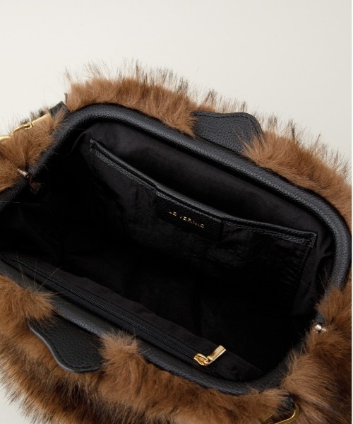 LE VERNIS（ル・ベルニ）の「LE VERNIS(ル・ベルニ)Renard big clutch（クラッチバッグ・レディース・ベージュ/ブラウン/チャコールグレー・FREE）」の15枚目の写真