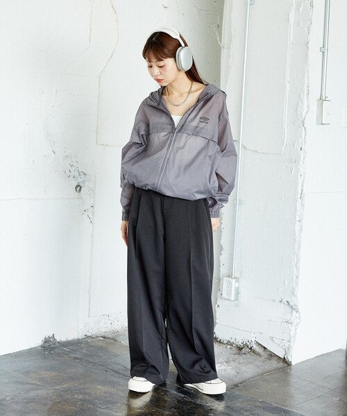 UMBRO×PUBLUX アンブロ別注ダブルジップブルゾン umbro ブルゾン アウター UMBRO × PUBLUX/アンブロ パイピング