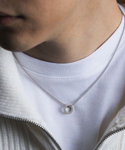 4℃ HOMME+(ヨンドシーオムプラス)の「【5月誕生石】シルバー ネックレス(ネックレス・メンズ・シルバー・FREE)」の5枚目の写真