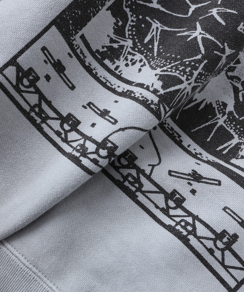 C.E(シーイー)の「【C.E / シーイー】cavempt OVERDYE FK MindfulnessBlock CES27CS 02(スウェット・メンズ・チャコールグレー・MEDIUM/LARGE/X-LARGE)」の4枚目の写真