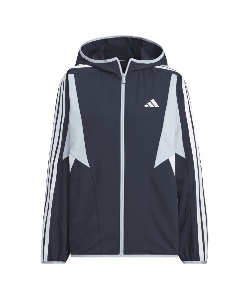 adidas(アディダス)の「アディダス adidas チーム CL ジャケット(ナイロンジャケット・レディース・ネイビー/ブラック/ホワイト・S/M/L/XL)」の13枚目の写真