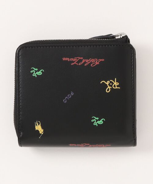 マルチカラーロゴ Lジップコインウォレット（財布）｜POLO RALPH
