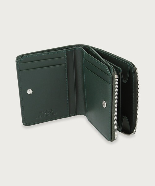 マルチカラーロゴ Lジップコインウォレット（財布）｜POLO RALPH