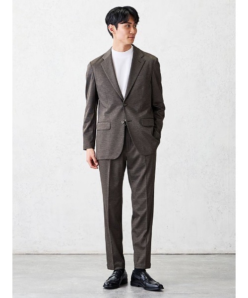 TRANS CONTINENTS（トランスコンチネンツ）の「TRANS CONTINENTS　ハイゲージ　モックネックロンT　ホワイト/ブラック/ピンク/ベージュ（Tシャツ/カットソー・メンズ・ベージュ/ホワイト/ピンク/ブラック・M/L/LL）」の13枚目の写真