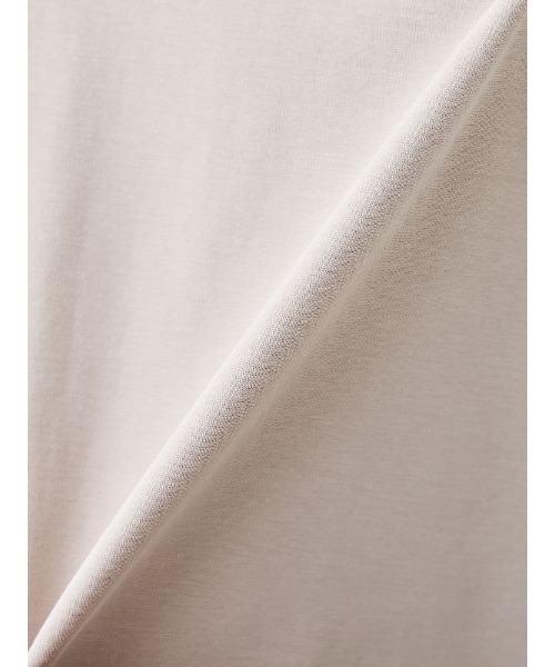 TRANS CONTINENTS（トランスコンチネンツ）の「TRANS CONTINENTS　ハイゲージ　モックネックロンT　ホワイト/ブラック/ピンク/ベージュ（Tシャツ/カットソー・メンズ・ベージュ/ホワイト/ピンク/ブラック・M/L/LL）」の19枚目の写真