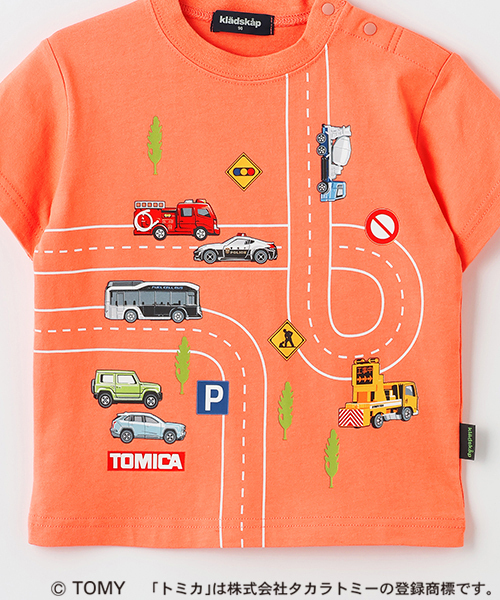 kladskap(クレードスコープ)の「【トミカ】半袖Tシャツ(Tシャツ/カットソー・キッズ・ブルー/サーモンピンク・90cm/100cm/110cm/120cm)」の6枚目の写真