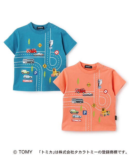 kladskap(クレードスコープ)の「【トミカ】半袖Tシャツ(Tシャツ/カットソー・キッズ・ブルー/サーモンピンク・90cm/100cm/110cm/120cm)」の11枚目の写真