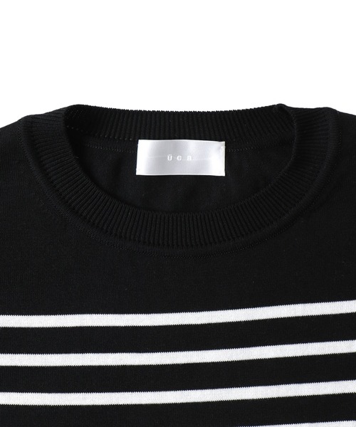DRESSLAVE(ドレスレイブ)の「uca / cool touch stripe tank pullover(クールタッチストライプ柄タンクプルオーバー)(ニット/セーター・レディース・ホワイト/ブラック・38)」の11枚目の写真