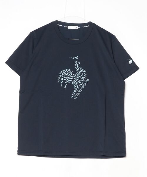 le coq sportif(ルコックスポルティフ)の「ルコックスポルティフ サンスクリーン半袖Tシャツ(Tシャツ/カットソー・レディース・ブルー/ネイビー/ピンク/ホワイト・M/L/XL)」の3枚目の写真