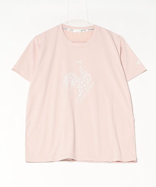 le coq sportif(ルコックスポルティフ)の「ルコックスポルティフ サンスクリーン半袖Tシャツ(Tシャツ/カットソー・レディース・ブルー/ネイビー/ピンク/ホワイト・M/L/XL)」の4枚目の写真