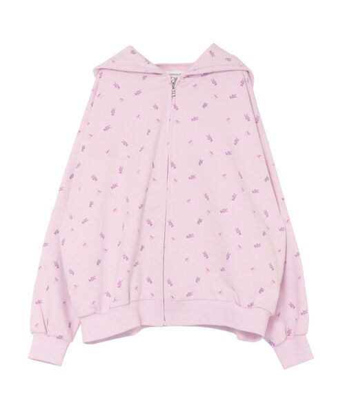 CALNAMUR(カルナムール)の「【MEZZO PIANOコラボ】ベリエちゃんブルーベリエちゃん HOODIE(パーカー・レディース・ピンク/オフホワイト・FREE)」の9枚目の写真