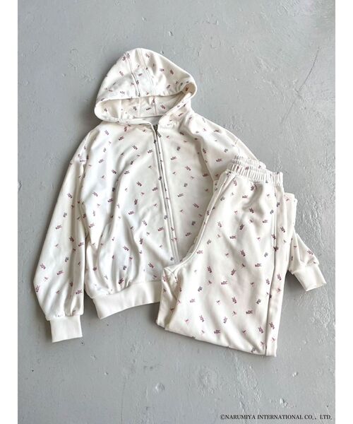 CALNAMUR(カルナムール)の「【MEZZO PIANOコラボ】ベリエちゃんブルーベリエちゃん HOODIE(パーカー・レディース・ピンク/オフホワイト・FREE)」の10枚目の写真