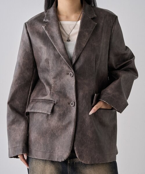 whoswhogallery ヴィンテージライク レザージャケット PAL GROUP OUTLET｜【WHO'S WHO gallery】ヴィンテージライクレザー