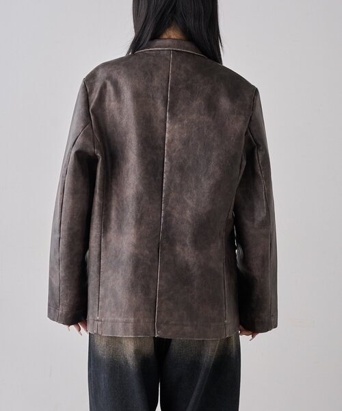 whoswhogallery ヴィンテージライク レザージャケット PAL GROUP OUTLET｜【WHO'S WHO gallery】ヴィンテージライクレザー