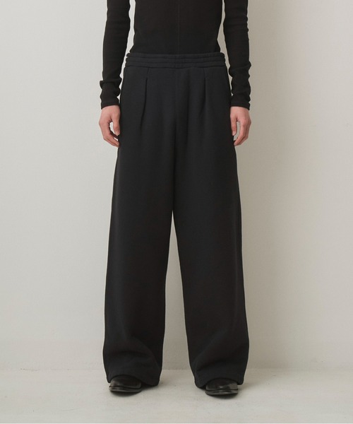 BRUSHED WIDE SWEAT PANTS