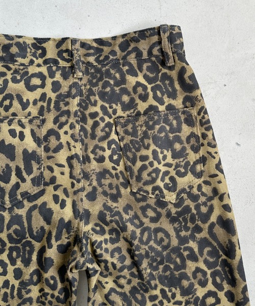 Bamm(バム)の「レオパード柄ワイドパンツ(デニムパンツ・レディース・レオパード・M/L)」の16枚目の写真
