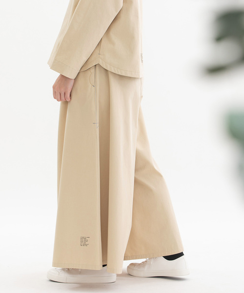 NILI LOTAN コットンツイル フレアパンツ 【関税なし】