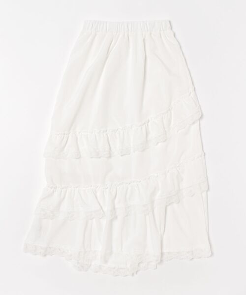 sevens（セブンズ）の「【sevens】SK　フリルレイヤードロングスカート（スカート・レディース・ホワイト・FREE）」の11枚目の写真