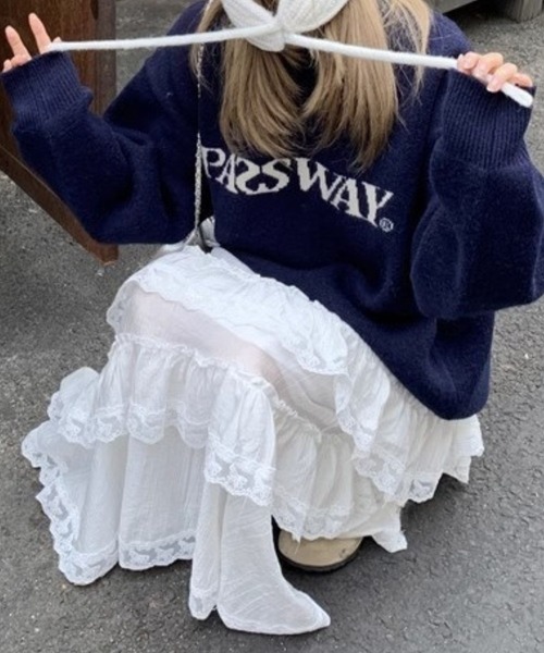 sevens（セブンズ）の「【sevens】SK　フリルレイヤードロングスカート（スカート・レディース・ホワイト・FREE）」の6枚目の写真