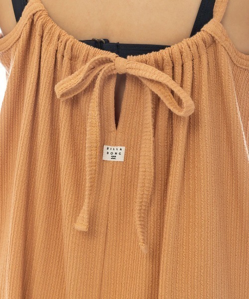 BILLABONG(ビラボン)の「BILLABONG レディース 【CHILLWEAR】 JACQUARD RIB SALOPETTE ロングパンツ 【2025年春夏モデル】/ビラボンジャガードリブフレアシルエットサロペット(サロペット/オーバーオール・レディース・ブラック/ベージュ/アイボリー・MEDIUM)」の11枚目の写真
