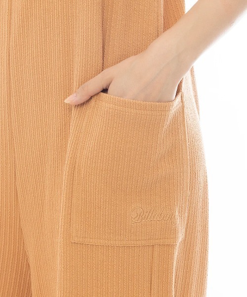 BILLABONG(ビラボン)の「BILLABONG レディース 【CHILLWEAR】 JACQUARD RIB SALOPETTE ロングパンツ 【2025年春夏モデル】/ビラボンジャガードリブフレアシルエットサロペット(サロペット/オーバーオール・レディース・ブラック/ベージュ/アイボリー・MEDIUM)」の12枚目の写真