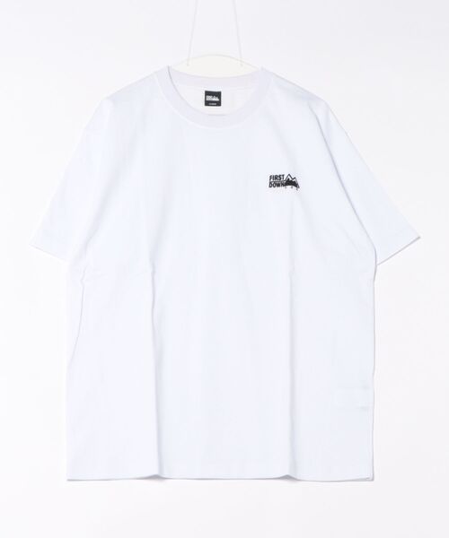 FIRST DOWN(ファーストダウン)の「FIRST DOWN USA / LOGO S/S TEE / F801042(Tシャツ/カットソー・レディース・グレー/ブラック/ホワイト・X-LARGE/LARGE)」の5枚目の写真