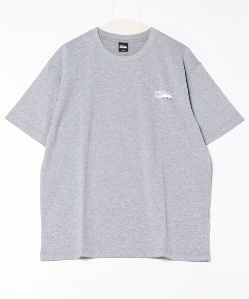 FIRST DOWN(ファーストダウン)の「FIRST DOWN USA / LOGO S/S TEE / F801042(Tシャツ/カットソー・レディース・グレー/ブラック/ホワイト・X-LARGE/LARGE)」の7枚目の写真