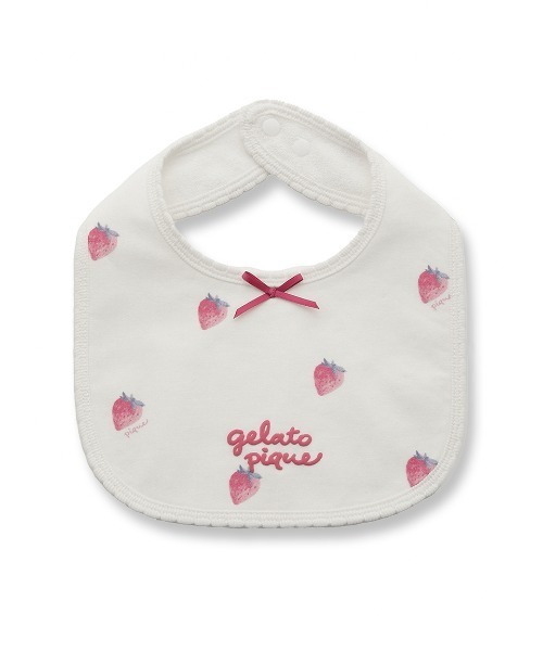 gelato pique（ジェラートピケ）の「【BABY】スタイ（スタイ/よだれかけ・キッズ・ベージュ/グレー/オフホワイト/ピンク/レッド/イエロー/ブルー/クリーム/ライトピンク/ミント・FREE）」の10枚目の写真