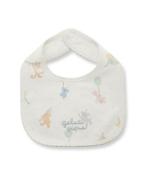 gelato pique（ジェラートピケ）の「【BABY】スタイ（スタイ/よだれかけ・キッズ・ベージュ/グレー/オフホワイト/ピンク/レッド/イエロー/ブルー/クリーム/ライトピンク/ミント・FREE）」の2枚目の写真