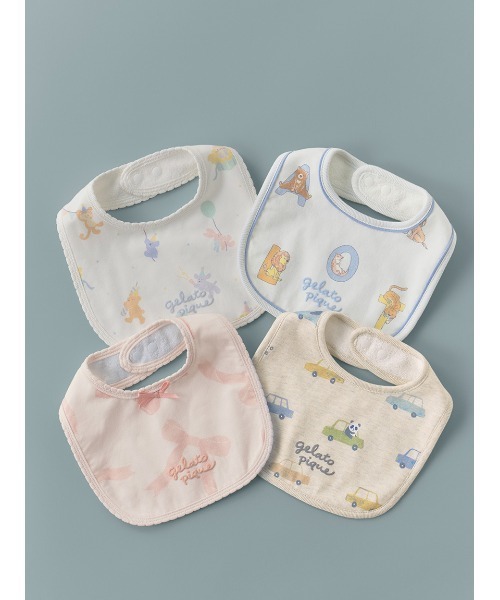 gelato pique（ジェラートピケ）の「【BABY】スタイ（スタイ/よだれかけ・キッズ・ベージュ/グレー/オフホワイト/ピンク/レッド/イエロー/ブルー/クリーム/ライトピンク/ミント・FREE）」の14枚目の写真