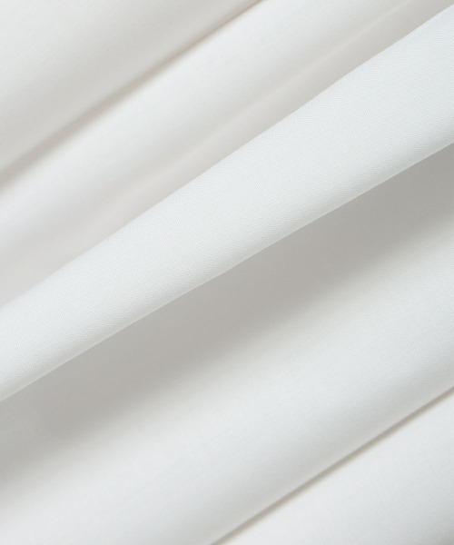 F i.n.t（フィント）の「ドロストリボンシャツワンピース【新色追加】　【1枚で快適】夏服（シャツワンピース・レディース・ブルーグレー/オフホワイト/ネイビー×ホワイト/ピンクベージュ・FREE）」の6枚目の写真