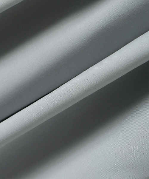 F i.n.t（フィント）の「ドロストリボンシャツワンピース【新色追加】　【1枚で快適】夏服（シャツワンピース・レディース・ブルーグレー/オフホワイト/ネイビー×ホワイト/ピンクベージュ・FREE）」の8枚目の写真