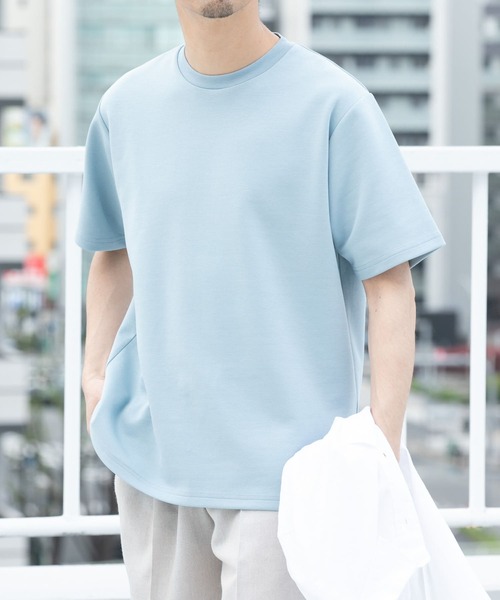 URBAN RESEARCH ROSSO MEN(アーバンリサーチロッソメン)の「『接触冷感/吸水速乾』『XLサイズあり』ハイパフォーマンスSTANDARDポンチTシャツ(Tシャツ/カットソー・メンズ・オリーブ/グレー系その他/ブラック/ホワイト/ブルー・X-LARGE/LARGE/MEDIUM/SMALL)」の10枚目の写真