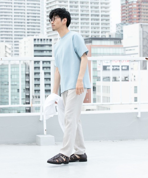 URBAN RESEARCH ROSSO MEN(アーバンリサーチロッソメン)の「『接触冷感/吸水速乾』『XLサイズあり』ハイパフォーマンスSTANDARDポンチTシャツ(Tシャツ/カットソー・メンズ・オリーブ/グレー系その他/ブラック/ホワイト/ブルー・X-LARGE/LARGE/MEDIUM/SMALL)」の15枚目の写真