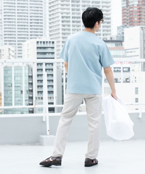 URBAN RESEARCH ROSSO MEN(アーバンリサーチロッソメン)の「『接触冷感/吸水速乾』『XLサイズあり』ハイパフォーマンスSTANDARDポンチTシャツ(Tシャツ/カットソー・メンズ・オリーブ/グレー系その他/ブラック/ホワイト/ブルー・X-LARGE/LARGE/MEDIUM/SMALL)」の16枚目の写真