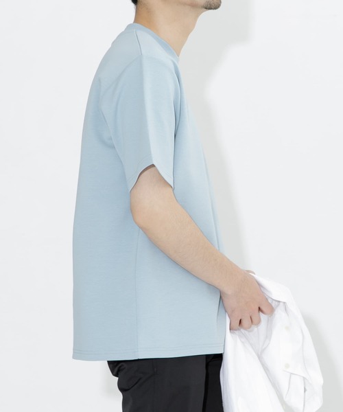 URBAN RESEARCH ROSSO MEN(アーバンリサーチロッソメン)の「『接触冷感/吸水速乾』『XLサイズあり』ハイパフォーマンスSTANDARDポンチTシャツ(Tシャツ/カットソー・メンズ・オリーブ/グレー系その他/ブラック/ホワイト/ブルー・X-LARGE/LARGE/MEDIUM/SMALL)」の22枚目の写真