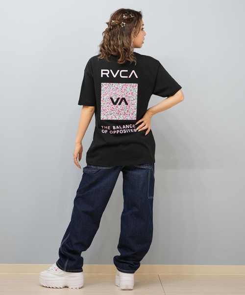 tシャツ RVCA/ルーカ Tシャツ バックプリント フラワープリント BF04C-200 レディース RVCA tシャツ RVCA/ルーカ Tシャツ バックプリント フラワー
